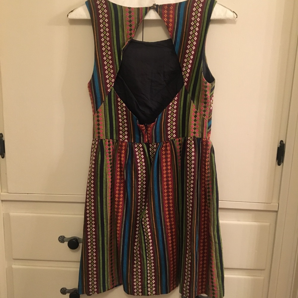 Aztec Boho Mini Dress - Picture 2 of 3
